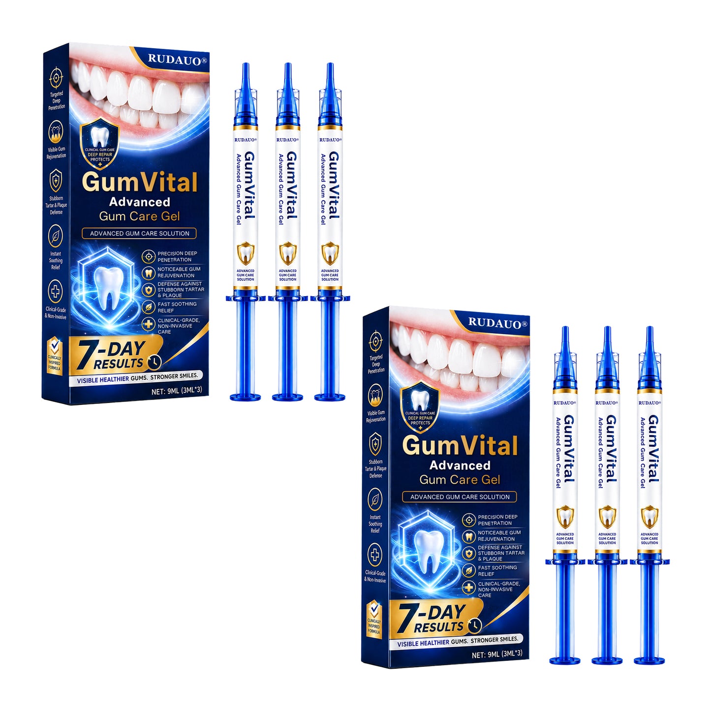 𝓡𝐔𝓓𝐀𝐔𝐎®🦷 GumVital Advanced Gum Care Gel + 🎁 FREE Gum Care Kit