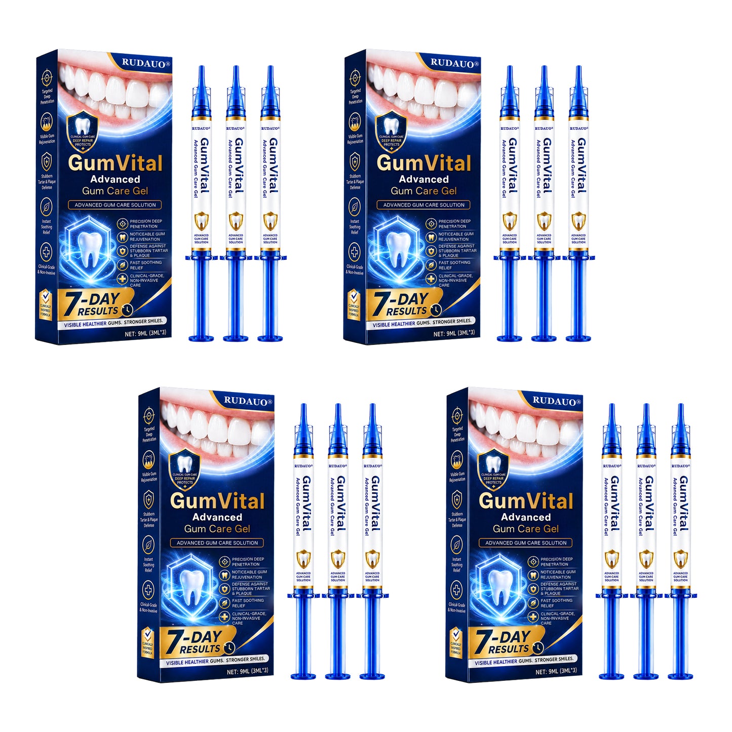 𝓡𝐔𝓓𝐀𝐔𝐎®🦷 GumVital Advanced Gum Care Gel + 🎁 FREE Gum Care Kit
