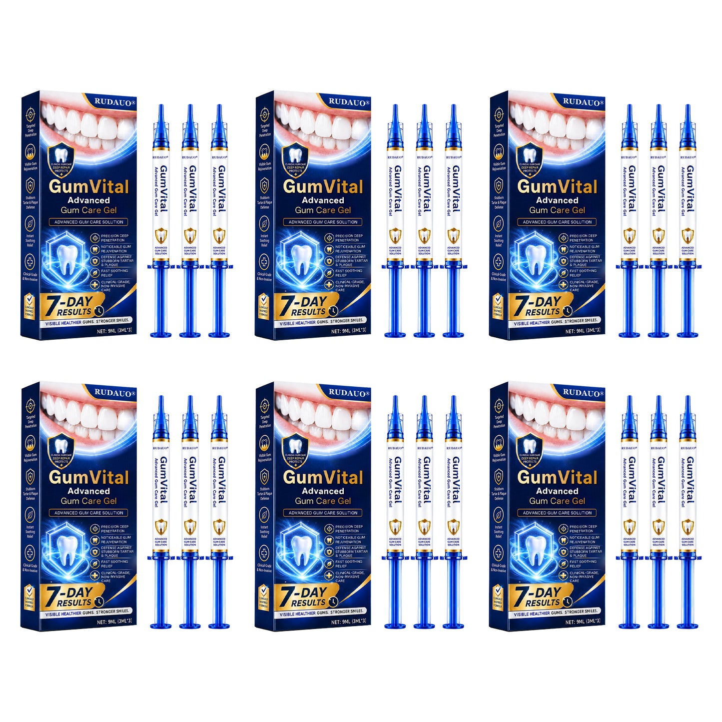 𝓡𝐔𝓓𝐀𝐔𝐎®🦷 GumVital Advanced Gum Care Gel + 🎁 FREE Gum Care Kit