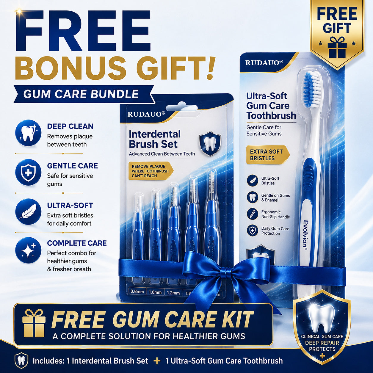 𝓡𝐔𝓓𝐀𝐔𝐎®🦷 GumVital Advanced Gum Care Gel + 🎁 FREE Gum Care Kit
