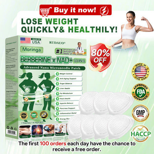 𝐎𝐟𝐟𝐢𝐜𝐢𝐚𝐥 𝐔𝐒 𝐒𝐭𝐨𝐫𝐞 | 🇺🇸 𝐑𝐔𝐃𝑨𝑼𝑶® Moringa · Berberine × NAD+ 𝟏𝟎-𝐢𝐧-𝟏 𝐀𝐝𝐯𝐚𝐧𝐜𝐞𝐝 𝐍𝐚𝐧𝐨 𝐌𝐢𝐜𝐫𝐨𝐧𝐞𝐞𝐝𝐥𝐞 𝐏𝐚𝐭𝐜𝐡 — 𝐎𝐧𝐜𝐞 𝐃𝐚𝐢𝐥𝐲, 𝐕𝐢𝐬𝐢𝐛𝐥𝐞 𝐑𝐞𝐬𝐮𝐥𝐭𝐬 𝐢𝐧 𝟕 𝐃𝐚𝐲𝐬